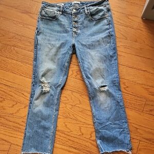 VIGOSS STEVIE CROP STRAIGHT JEANS (New $120) sz 31/10
